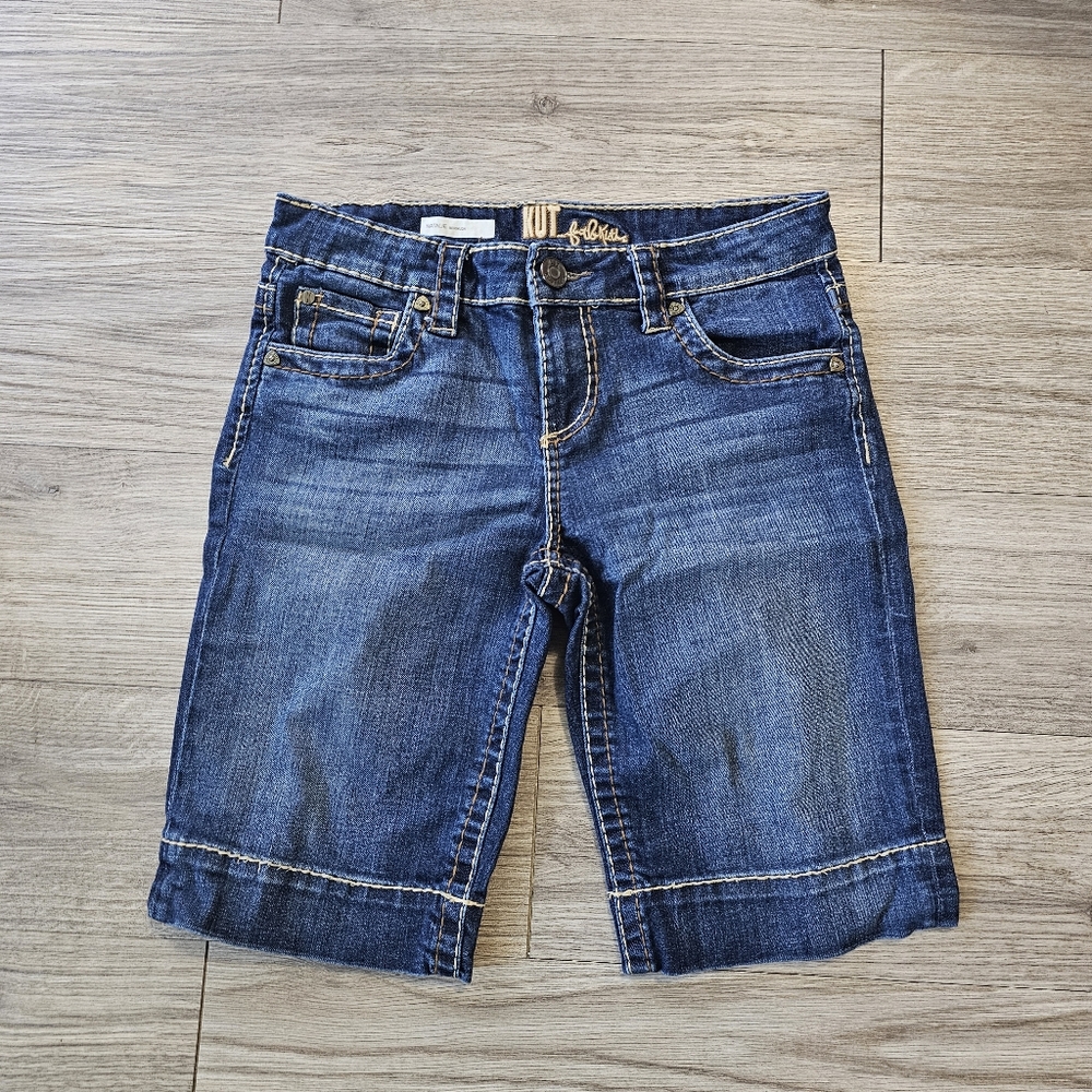 Kut From The Kloth Size 4 Women's Shorts Bermuda Jean Denim